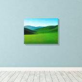 Landschap nr. 1, Landschap Serie Canvasprint Canvas Afdruk (Insitu (Houten vloer))