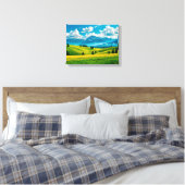 Landschap Nr. 20, Landschap Serie Canvasprint Canvas Afdruk (Insitu (Slaapkamer))