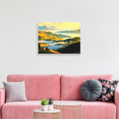 Landschap Nr. 5, Landschap Serie Canvasprint Canvas Afdruk (Insitu (Woonkamer))