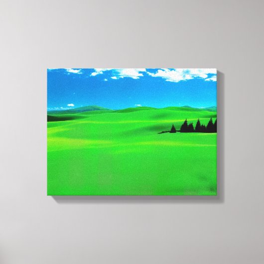 Landschap Nr. 7, Landschap Serie Canvasprint Canvas Afdruk (Voorkant)