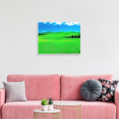 Landschap Nr. 7, Landschap Serie Canvasprint Canvas Afdruk (Insitu (Woonkamer))