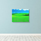 Landschap Nr. 7, Landschap Serie Canvasprint Canvas Afdruk (Insitu (Houten vloer))