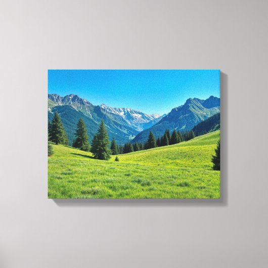 Landschap Nr. 9, Landschap Serie Canvasprint Canvas Afdruk (Voorkant)