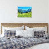 Landschap Nr. 9, Landschap Serie Canvasprint Canvas Afdruk (Insitu (Slaapkamer))