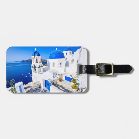 Landschap Oia Bagage Label (Voorkant horizontaal)