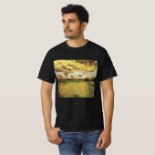 Landschap onder een stormachtige hemel van Vincent T-shirt (Voorkant volledig)