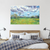 Landschap onder een stormachtige hemel Vincent Gog Canvas Afdruk (Insitu (Slaapkamer))