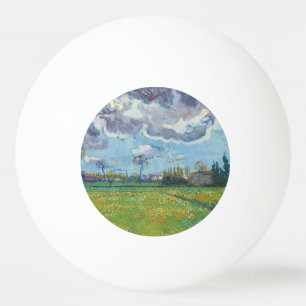 Landschap onder een stormachtige hemel Vincent Gog Pingpongbal