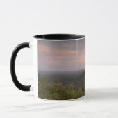 Landschap onder zonsondergang mok (Links)
