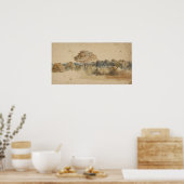 Landschap, ongeveer 1640, Anthony van Dyck Poster (Keuken)