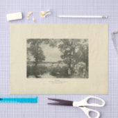 Landschap Oogst Bomen Ephemera Decoupage Tissuepapier (Craft)