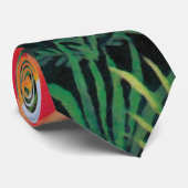 Landschap op Europa - Sci Fi Jupiter Moon Painting Stropdas (Opgerold)