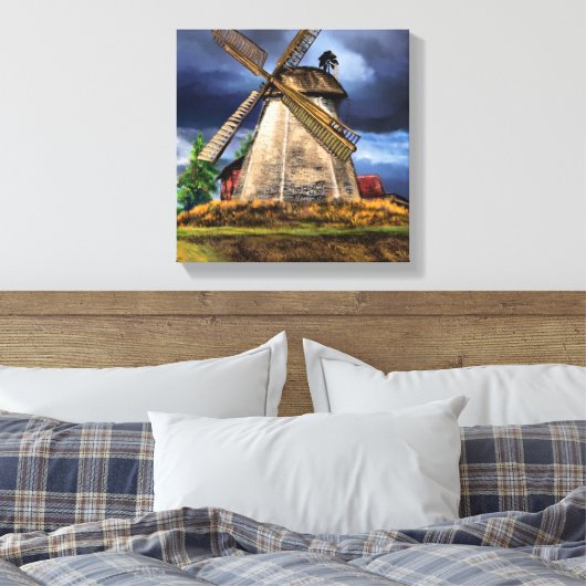 Landschap op het Nederlandse Canvas (Insitu (Slaapkamer))