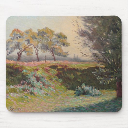 Landschap op het platteland (door Léo Gausson) Muismat (Voorkant)