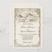 landschap op het platteland op maat gemaakt kaart (Voorkant / Achterkant)