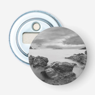 Landschap op West Shetland Button Flesopener