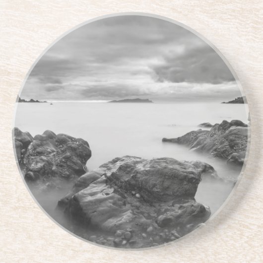 Landschap op West Shetland Zandsteen Onderzetter (Voorkant)