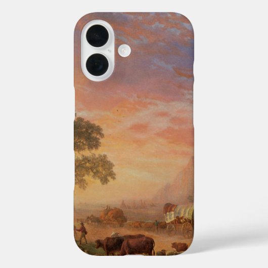  landschap, Oregon Trail van Bierstadt Case-Mate iPhone Case (Achterkant)