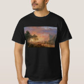  landschap, Oregon Trail van Bierstadt T-shirt (Voorkant)