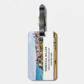 Landschap over Orvieto Bagagelabel (Achterkant verticaal)