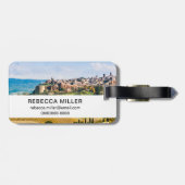 Landschap over Orvieto Bagagelabel (Achterkant horizontaal)