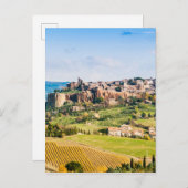 Landschap over Orvieto Briefkaart (Voorkant / Achterkant)