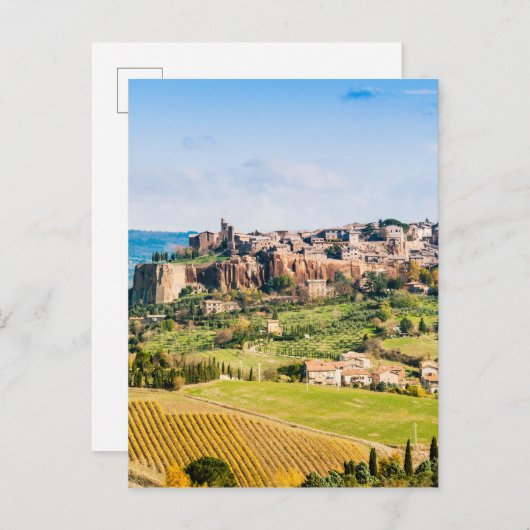 Landschap over Orvieto Briefkaart (Voorkant / Achterkant)