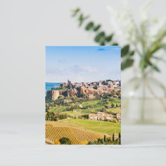 Landschap over Orvieto Briefkaart (Staand voorkant)