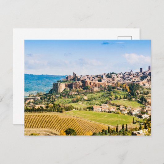 Landschap over Orvieto Briefkaart (Voorkant / Achterkant)