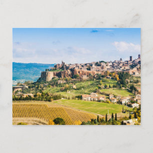 Landschap over Orvieto Briefkaart