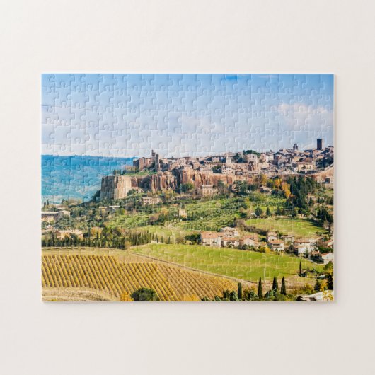 Landschap over Orvieto Legpuzzel (Horizontaal)