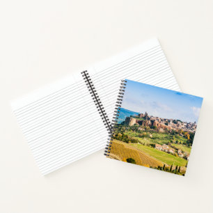 Landschap over Orvieto Notitieboek