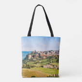Landschap over Orvieto Tote Bag (Achterkant)
