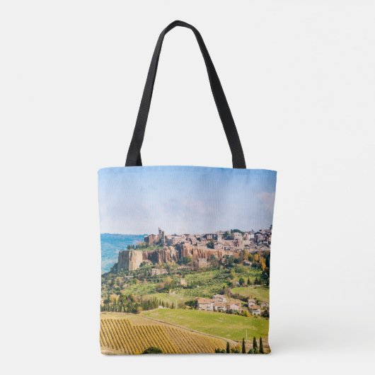Landschap over Orvieto Tote Bag (Achterkant)