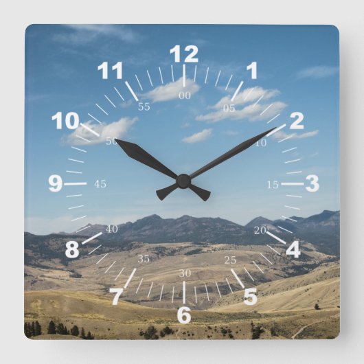 Landschap #P4138 Vierkante Klok (Voorkant)