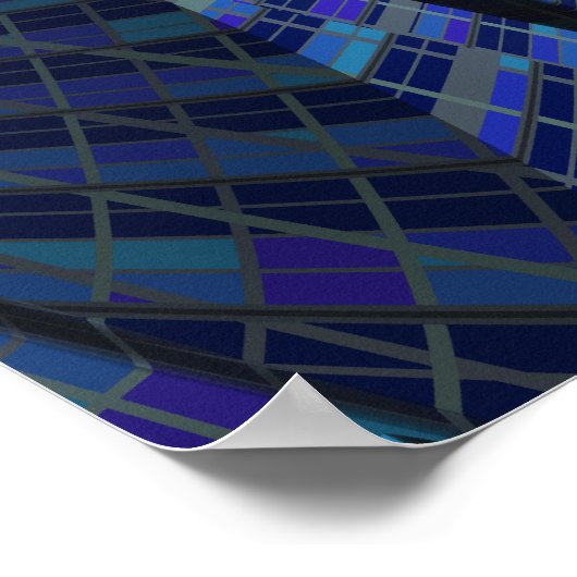 Landschap Pad Gingez el Art Center Sci Fi Landscha Poster (Hoek)