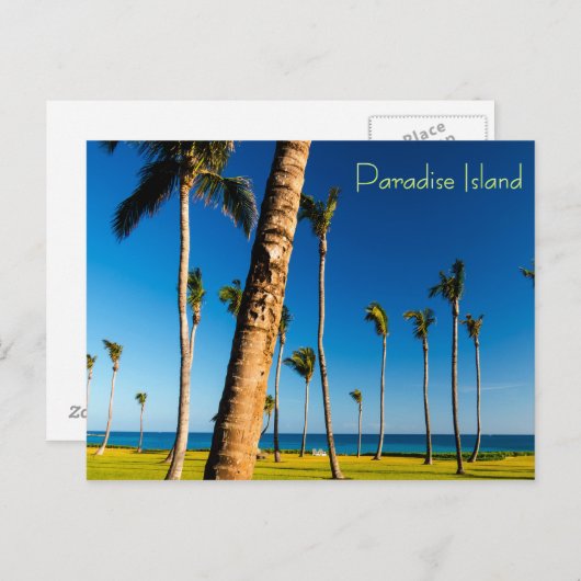 Landschap Paradise Briefkaart (Voorkant / Achterkant)