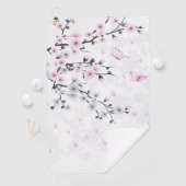 Landschap Pastel Cherry Blossom Golfhanddoek (Insitu)