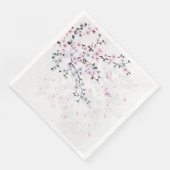 Landschap Pastel Cherry Blossom Servet (Hoek)