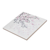 Landschap Pastel Cherry Blossom Tegeltje (Zijkant)