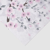 Landschap Pastel Cherry Blossom Tissuepapier (Detail)