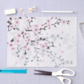 Landschap Pastel Cherry Blossom Tissuepapier (Craft)