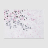Landschap Pastel Cherry Blossom Tissuepapier (Voorkant)