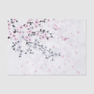 Landschap Pastel Cherry Blossom Tissuepapier