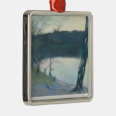 Landschap (pastel op canvas) metalen ornament (Rechts)