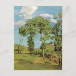 Landschap Paysage Frederic Bazille Impressionist Briefkaart