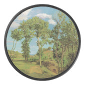 Landschap Paysage Frederic Bazille Impressionist Hockey Puck (Voorkant)