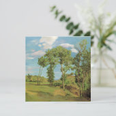 Landschap Paysage Frederic Bazille Impressionist Kaart (Staand voorkant)