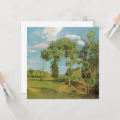 Landschap Paysage Frederic Bazille Impressionist Kaart (Voorkant / Achterkant in situ)