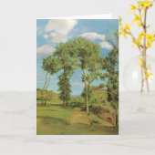 Landschap Paysage Frederic Bazille Impressionist Kaart (Gele Bloem)
